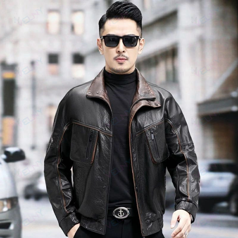楽天市場】レザージャケット メンズ 本革 ジャケット 春 秋 牛革 革