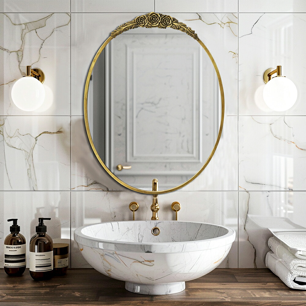 楽天市場】【在庫一掃！】LUVODI 鏡 壁掛け 大型 丸 ウォールミラー 丸