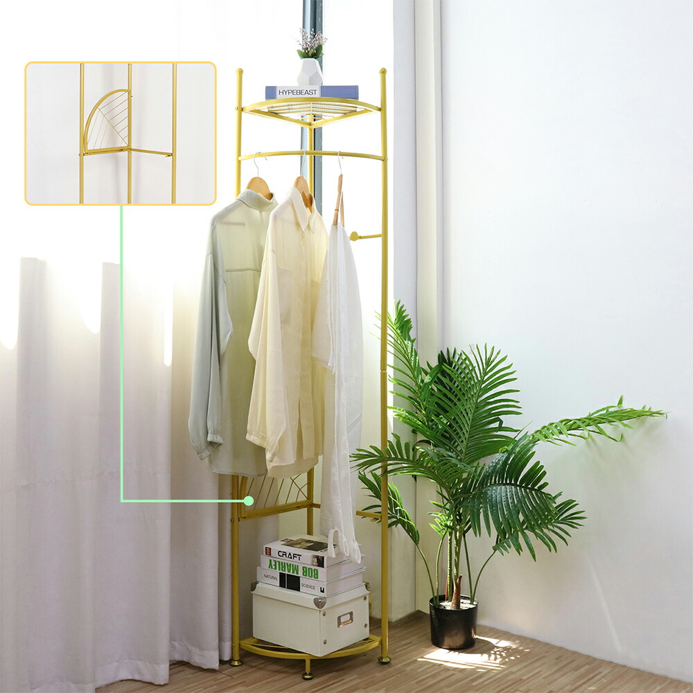 ヴィンテージ メタルラック 金 ゴールド 真鍮 ハンガーラック アイアンラック 取付無料！西川金太郎 廃盤品 おしゃれアンティーク真鍮ゴールド