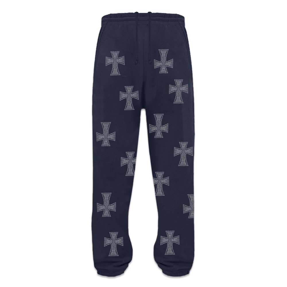 UNKNOWN アンノウン　BLUE RHINESTONE JOGGER UNKNOWN LONDON(アンノウン・ロンドン)商品ページ - Dagger