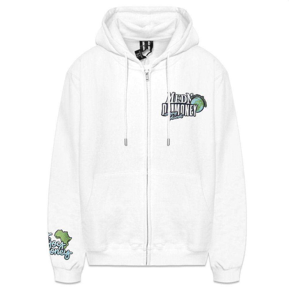 MR.ENJOY DA MONEY (M.E.D.M) / MEDM Washed Earth Zip Hoodie|VENTURER