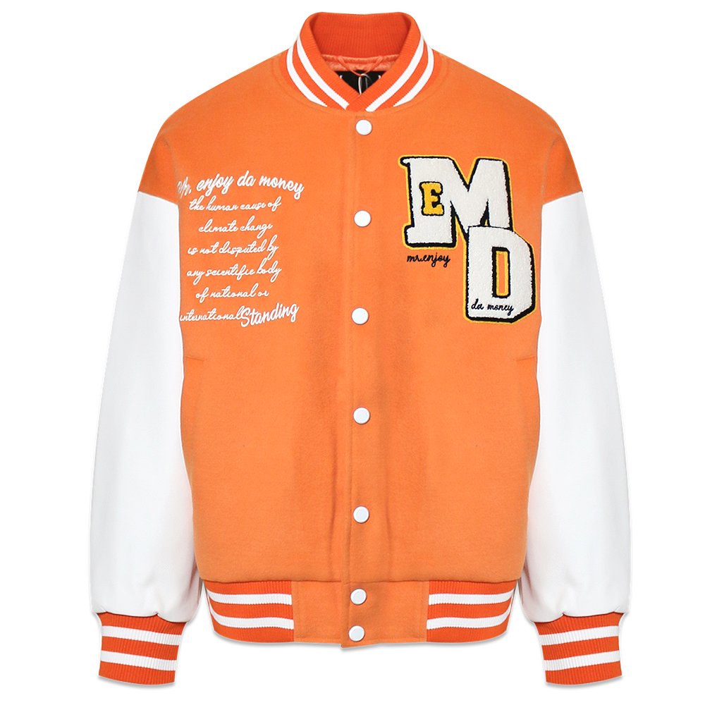 MR.ENJOY DA MONEY (M.E.D.M) / MEDM Basic Baseball Jacket
