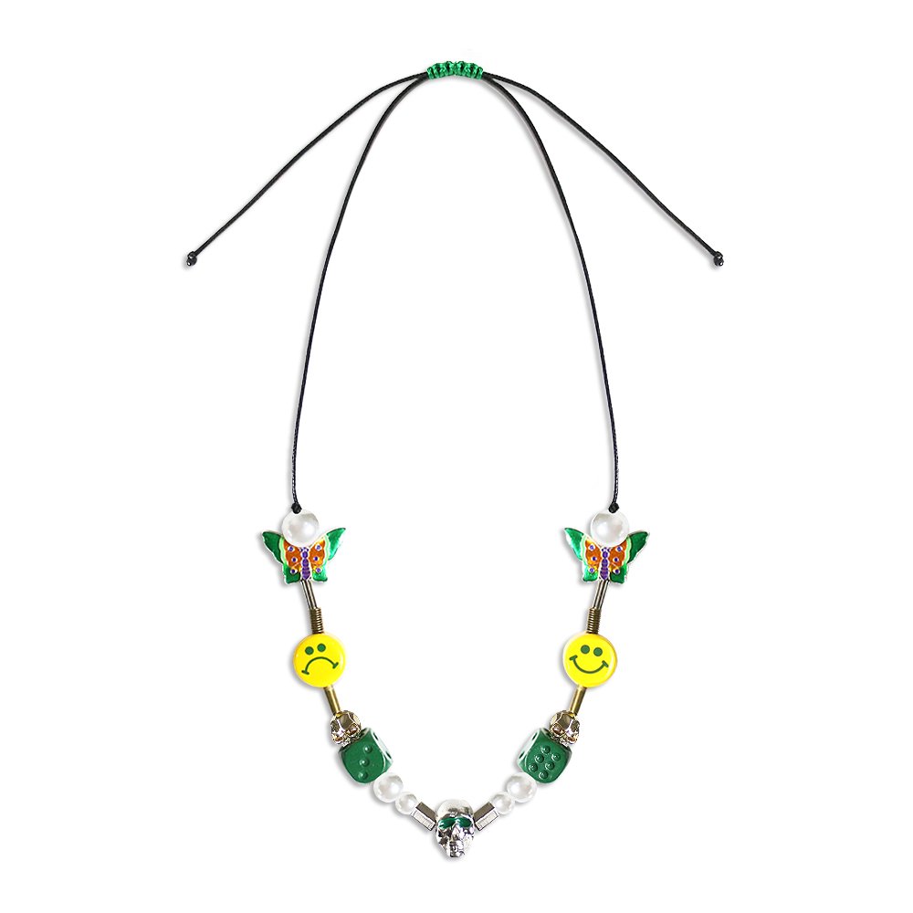 SALUTE (*EVAE+MOB) / EVAE Smiley Pearl Necklace|VENTURER