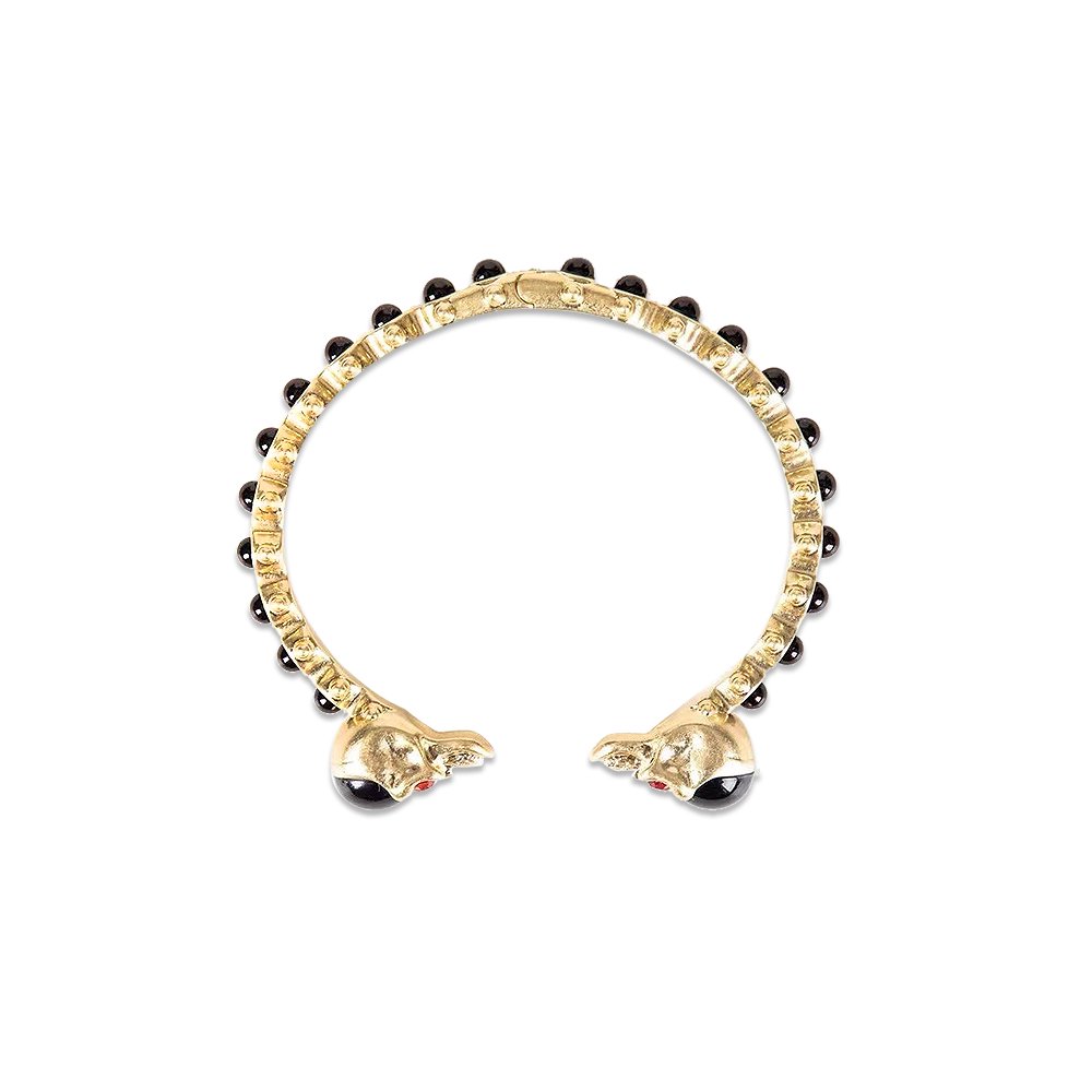 SALUTE (*EVAE+MOB) / EVAE Skull Pearl Bangle｜VENTURER