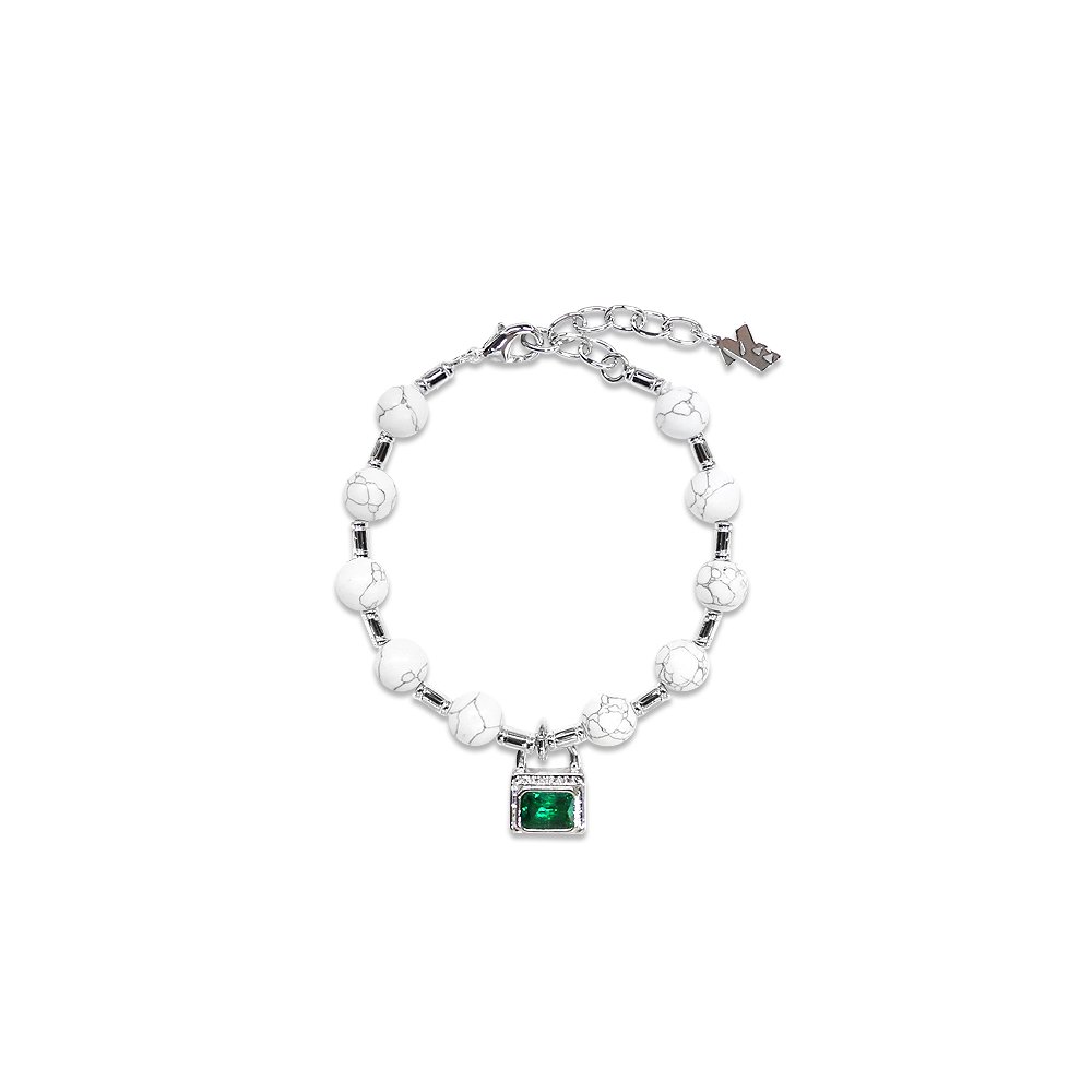 MAISON EMERALD / Emerald Lock Bracelet