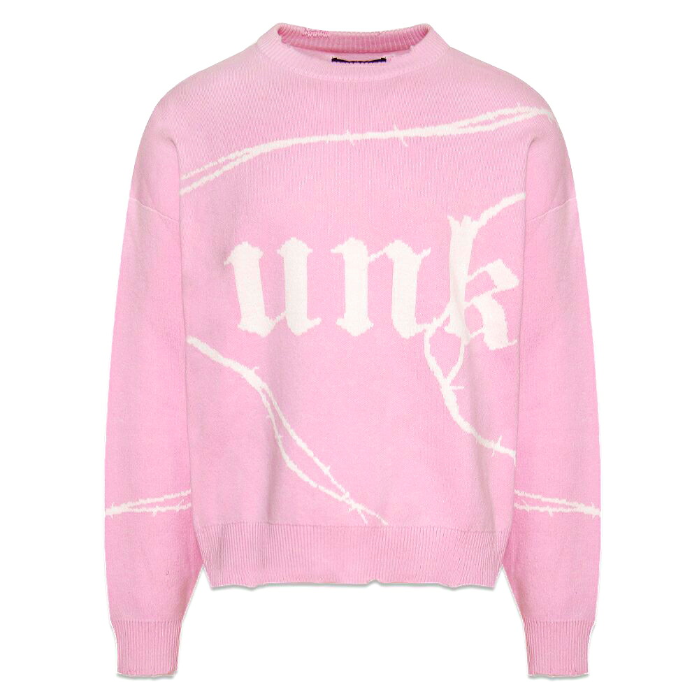 UNKNOWN LONDON / Barbed Wire Jacquard Knit
