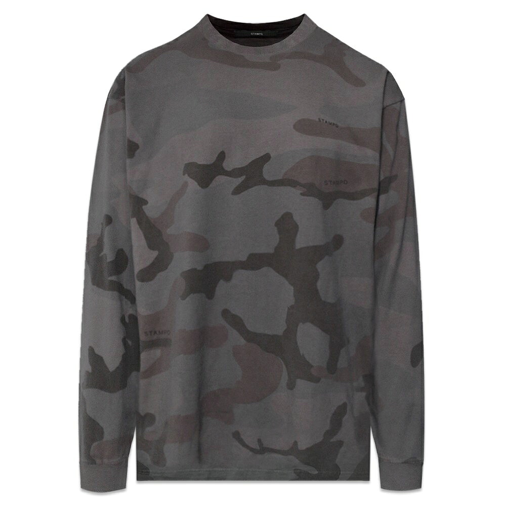 STAMPD / Camo Palm Relaxed Ls Tee