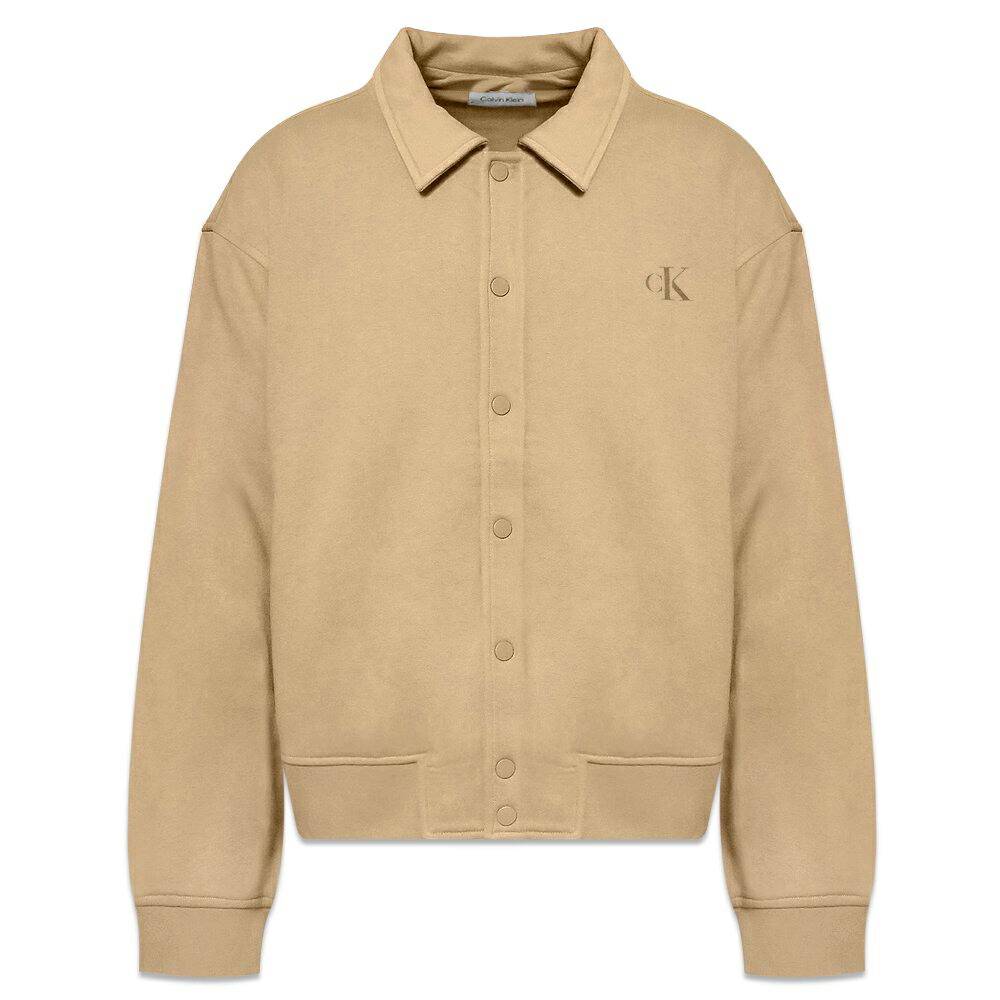 CALVIN KLEIN KHAKIS / Relaxed Terry Snap Jacket