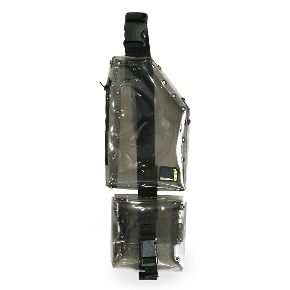 RENDER_PAUSE / Smoke Tinted PVC Sling Bag