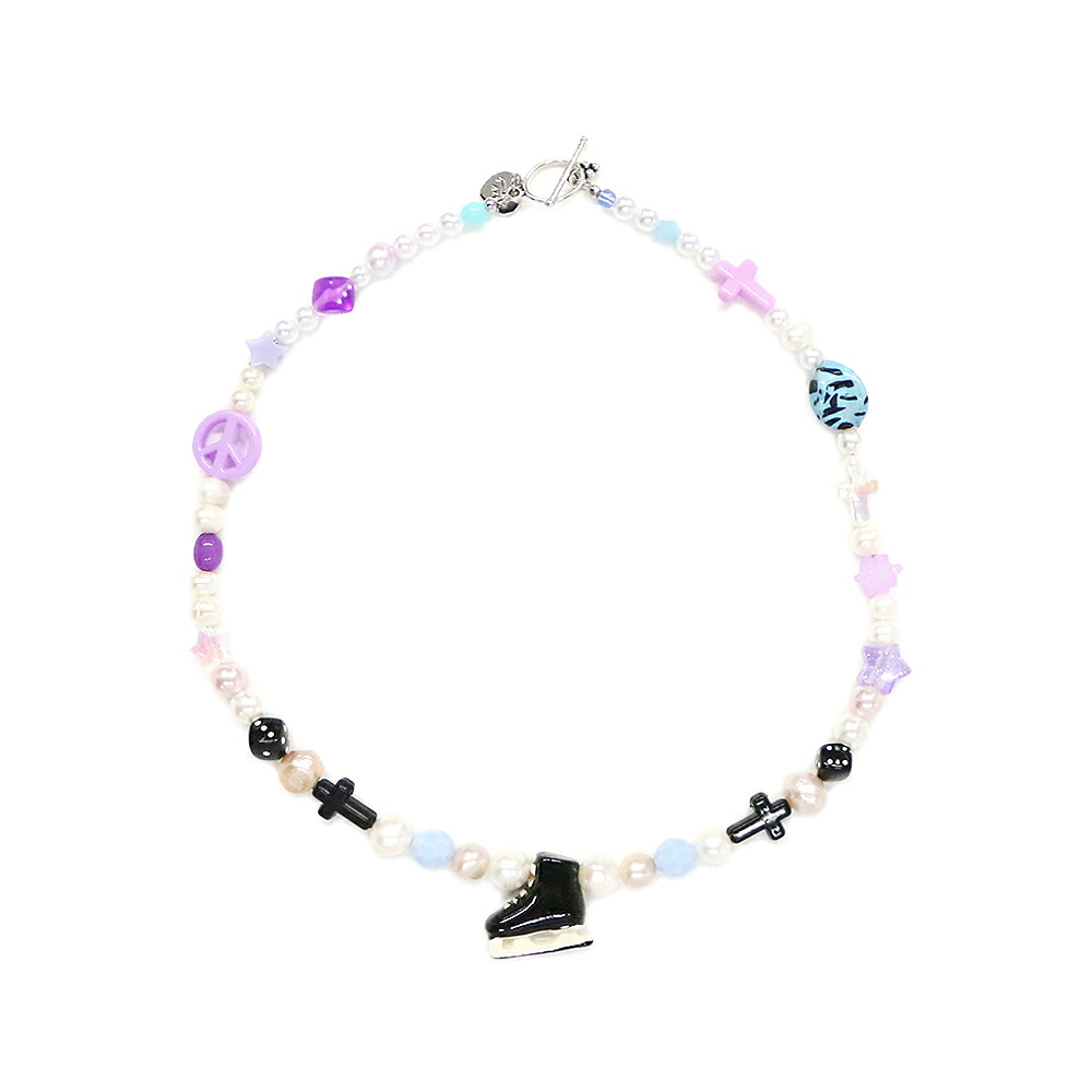 AZS TOKYO / One Of A Kind Pearl+Beads Necklace No.19