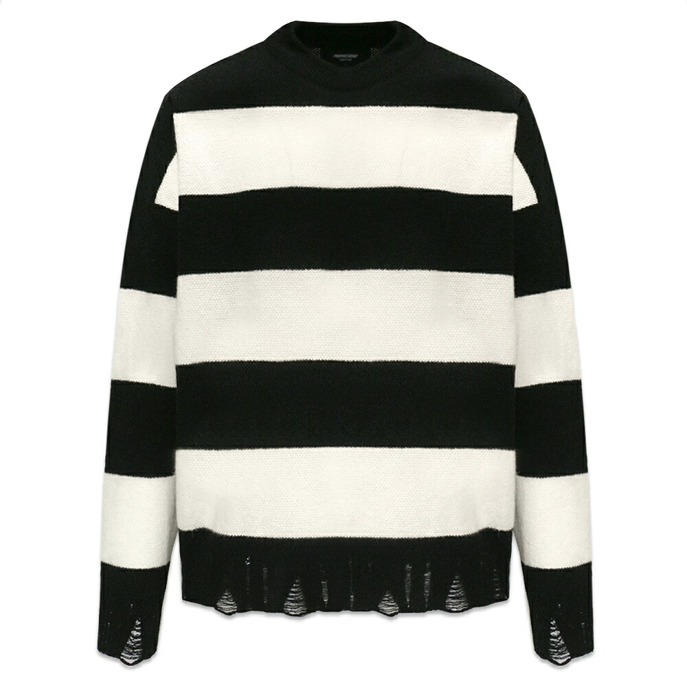 【楽天市場】REPRESENT / Stripe Knit Sweater:VENTURER