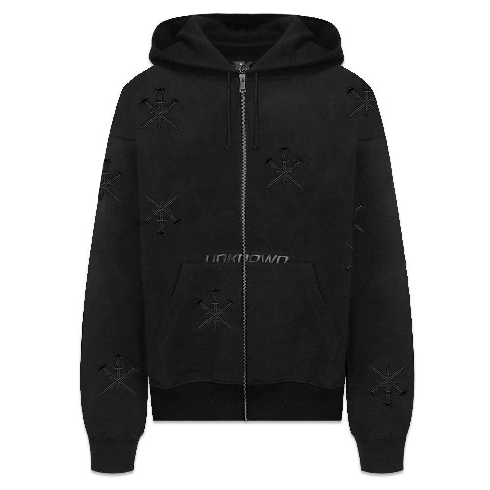 【楽天市場】UNKNOWN LONDON / Cross Rhinestone Zip Up 