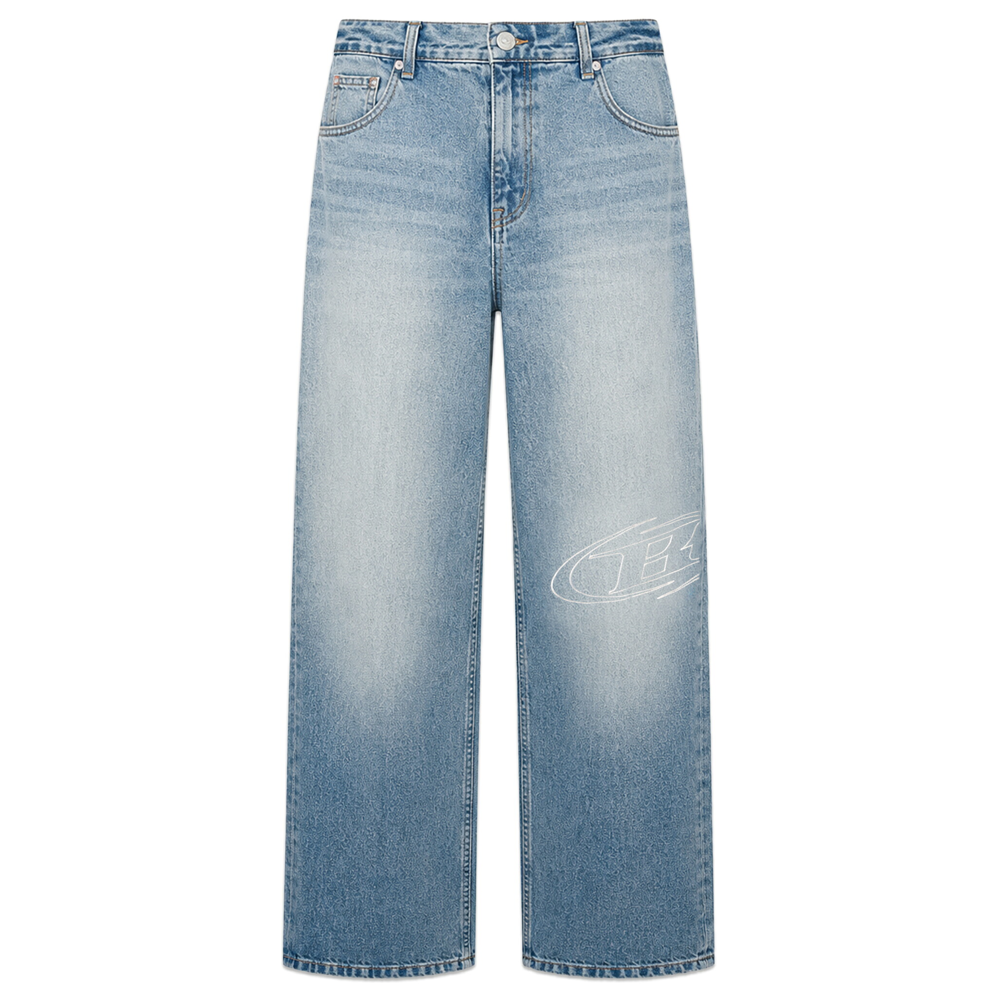 BORN TO WIN / Stroke B Washed Wide Denim Pants｜VENTURER 15,682円
