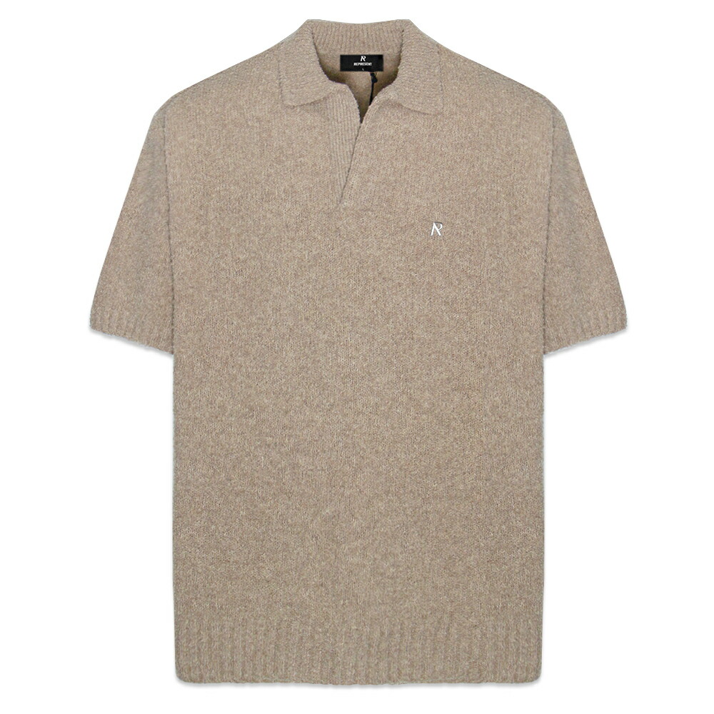 REPRESENT / Boucle Textured Knit Polo