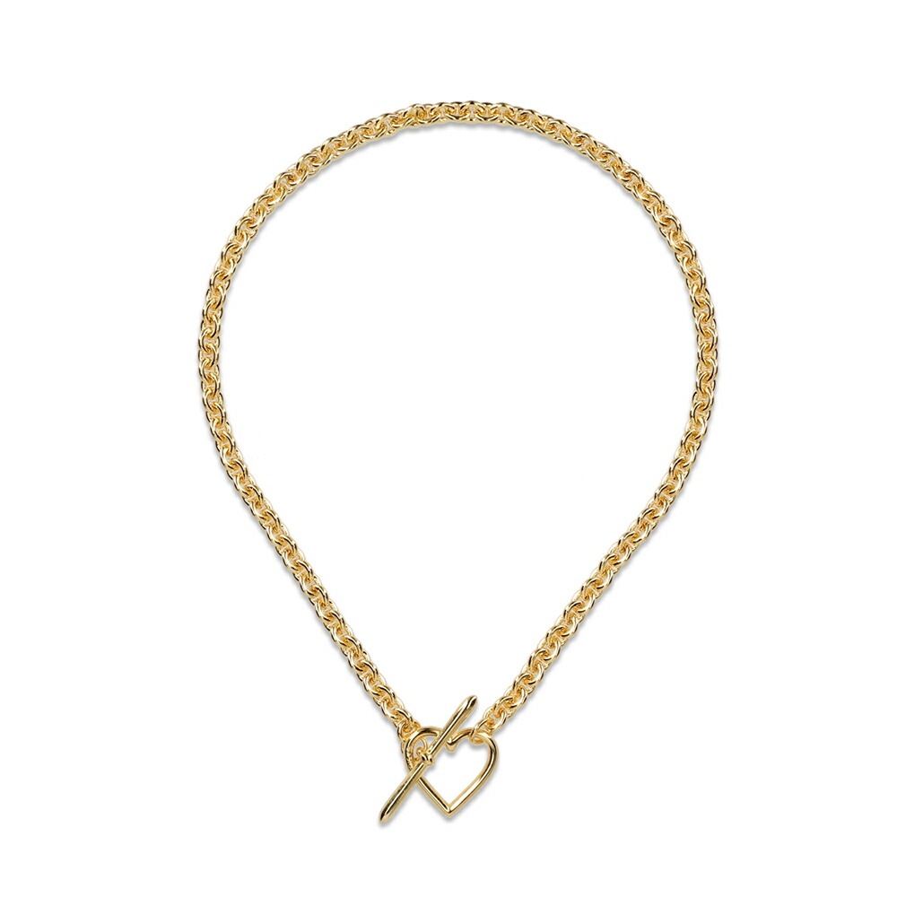 BASICKS / Heart Necklace (Small Link)