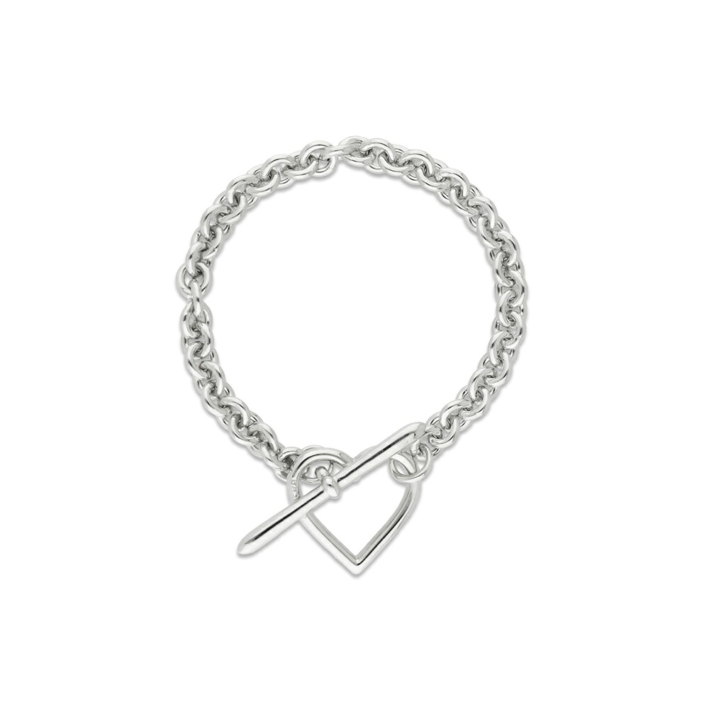 BASICKS / Heart Bracelet (Small Link)