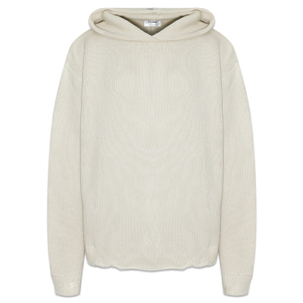 【ASKYURSELF】コントラストインサートフーディー 美品 アスクユアセルフ ASKYURSELF CONTRAST INSERT HOODIE
