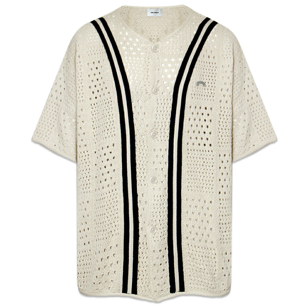 ASKYURSELF / Banned Knit Baseball Shirt