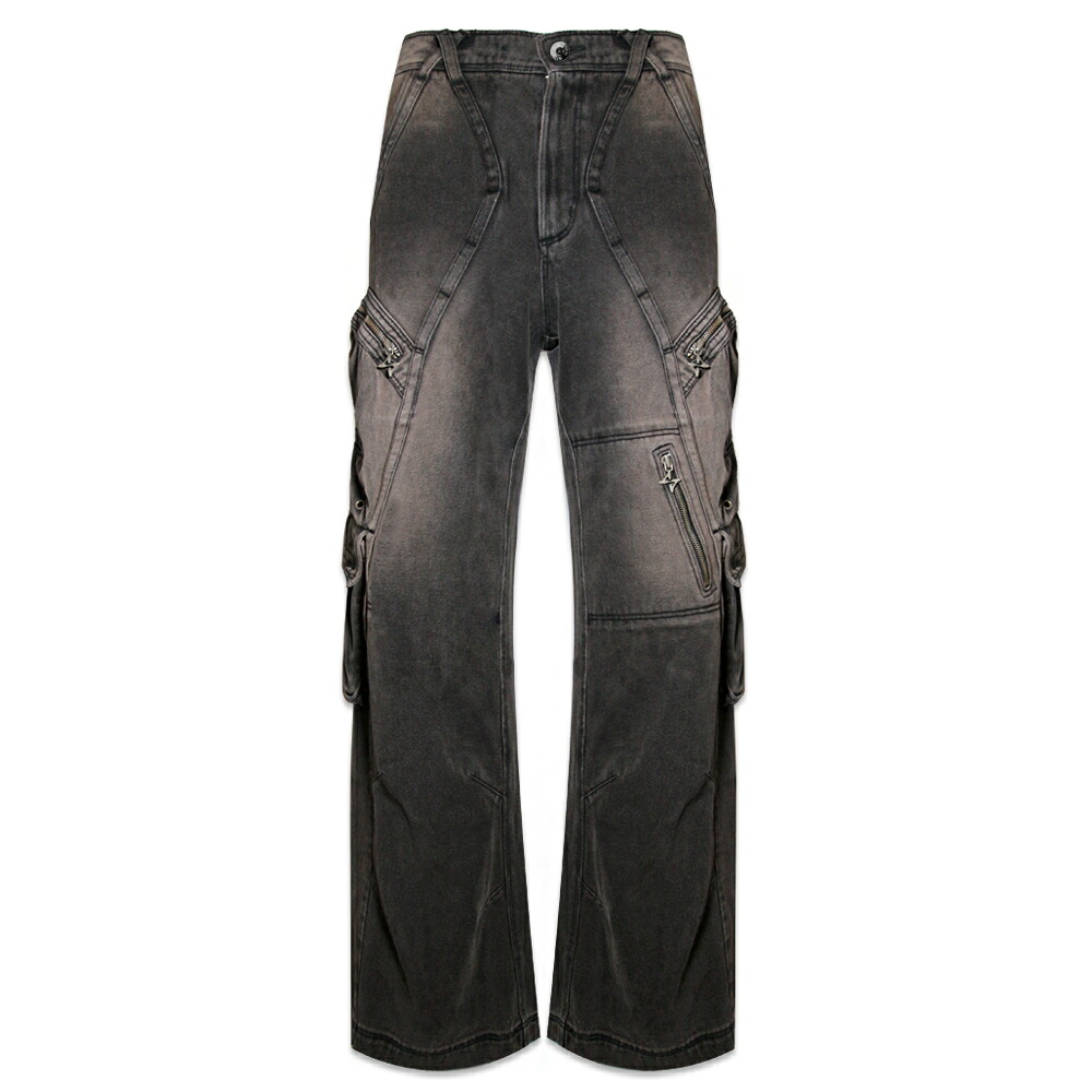 BLR BLUER / Overdyed Multi Pocket Cargo Denim Pants｜VENTURER