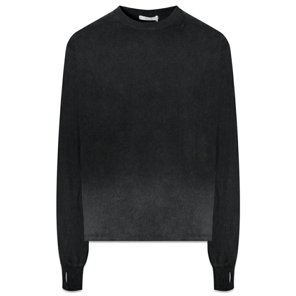 BLR BLUER / Destroyed Back Gradation Washing LS T-Shirt｜VENTURER