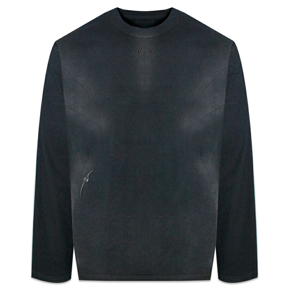 BLR BLUER / Rain Destroyed Gradation Bleached LS T-Shirt