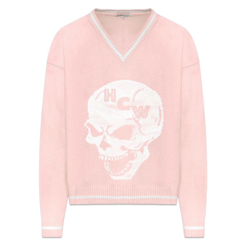 HEAVEN CAN WAIT / Skyfall Knit Sweater PINK