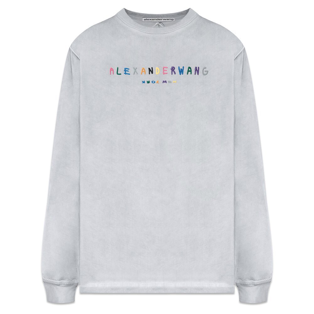 ALEXANDER WANG / Multicolor Puff Logo LS Tee|VENTURER