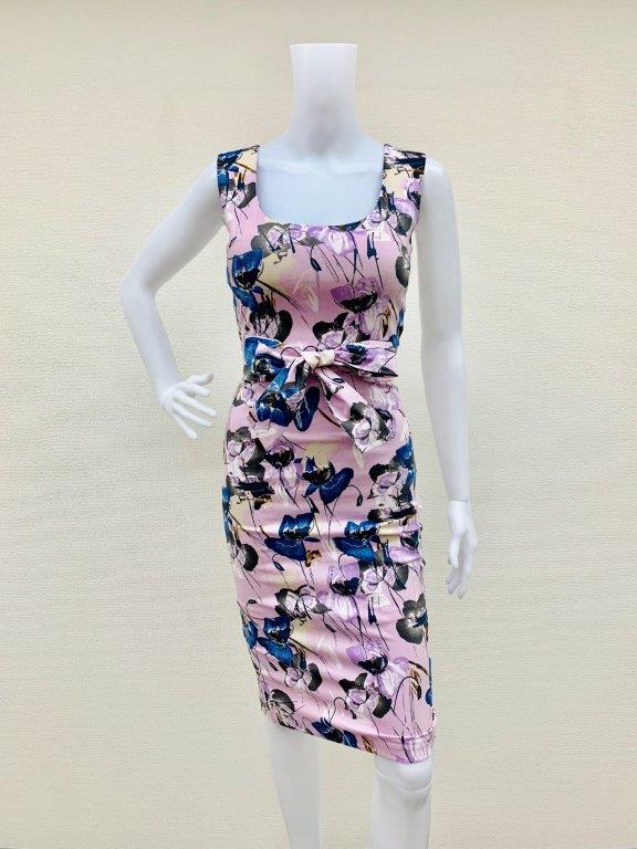 キャバドレス 結婚式や二次会に ノースリーブドレス お呼ばれ 花柄 東大門 ドレス ノースリーブドレス ナイトドレス インポートドレス ウエストリボン ワンピース 韓国ドレス キャバドレス 東大門 キャバドレス ノースリーブドレス 花柄 ナイトドレス ワンピース ウエスト