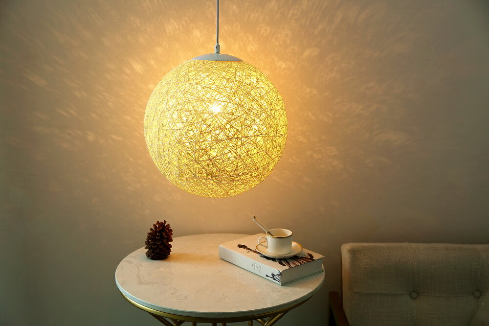 ペンダントライト おしゃれ 天井照明 照明器具 Led 和風 和室 天然素材 ボール型 アジアン ホテル リビング ベッドルーム 寝室 旅館 吹き抜け 階段 カフェ ダイニング シンプル 南国 自然 和モダン ナチュラル Chelsesgreenhouse Com