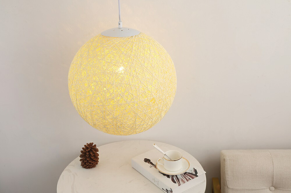 ペンダントライト おしゃれ 天井照明 照明器具 Led 和風 和室 天然素材 ボール型 アジアン ホテル リビング ベッドルーム 寝室 旅館 吹き抜け 階段 カフェ ダイニング シンプル 南国 自然 和モダン ナチュラル Chelsesgreenhouse Com
