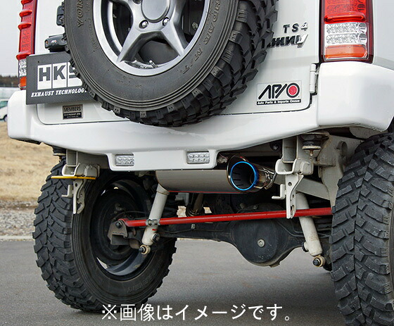【自動車関連業者直送限定】 HKS Super Turbo Muffler スーパーターボ マフラー SUZUKI スズキ ジムニー JB23W K6A(TURBO) 98/10-18/06 (31029-AS002)