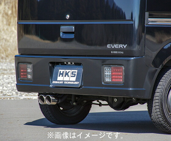 【自動車関連業者直送限定】 HKS LEGAL リーガル マフラー SUZUKI スズキ エブリィ DA64V K6A(TURBO) 05/08-15/02 (31013-AS015)
