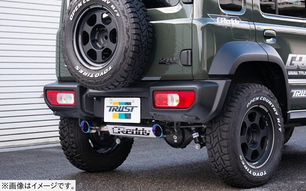 【自動車関連業者直送限定】TRUST トラスト クロスエキゾースト G-STYLE マフラー SUZUKI スズキ ジムニーノマド JC74W K15B 25.04~ (10193802) 106,178円