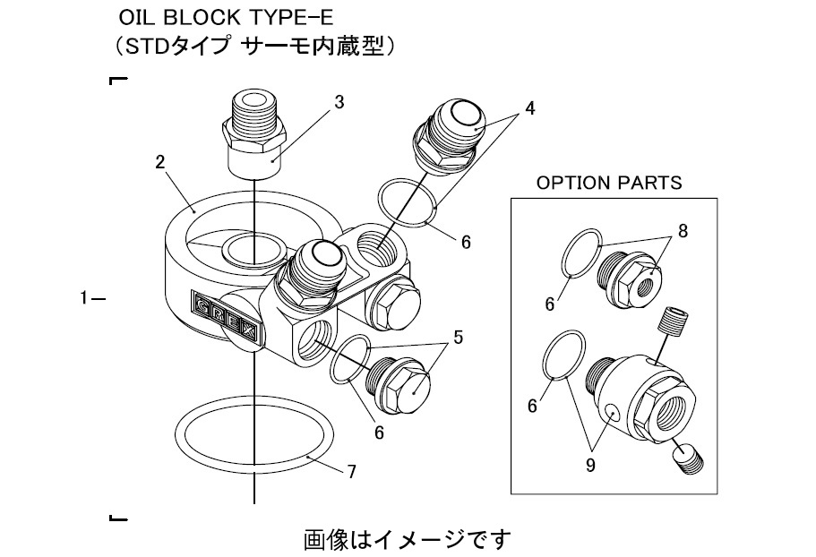 楽天市場】【個人宅発送可能】 トラスト TRUST GReddy オイルブロック補修パーツ OIL BLOCK TYPE-E STDタイプ サーモ内蔵型  OIL BLOCK TYPE-E ASSY M20×P1.5-AN8 (1番) (12401125) : ＶＥＮＵＳ