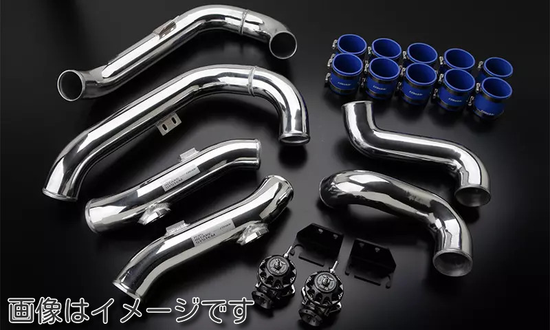 【個人宅配送可能】 TRUST トラスト GReddy アルミインテークパイプセット パイピング + ブローオフバルブ NISSAN R35 GT-R (12020945)