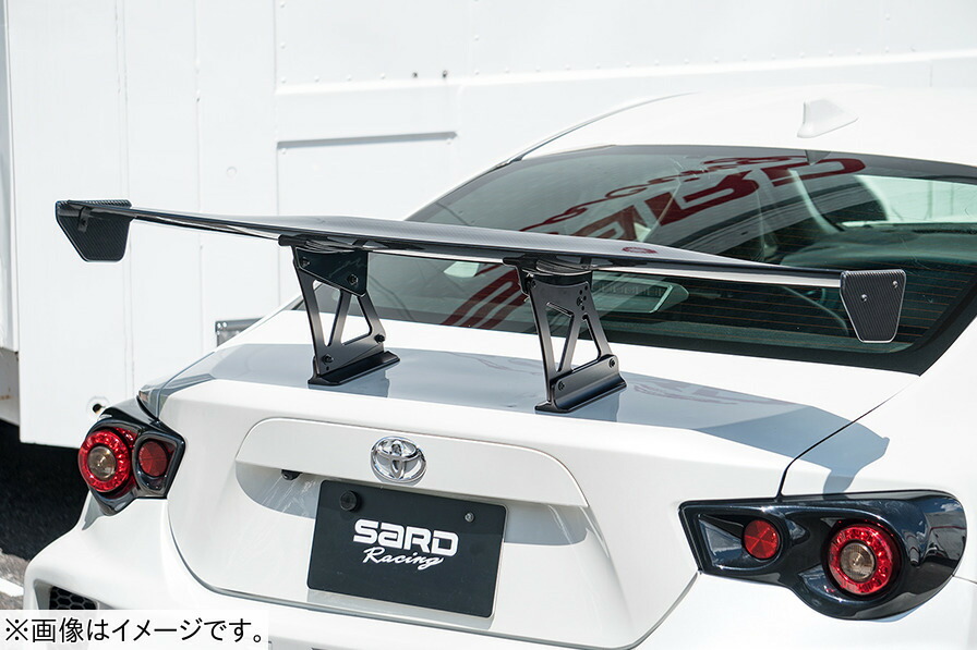 【自動車関連業者直送限定】【受注生産品】SARD サード GTウイング Fuji mini SUBARU スバル BRZ ZC6 カーボン 綾織 (61402)