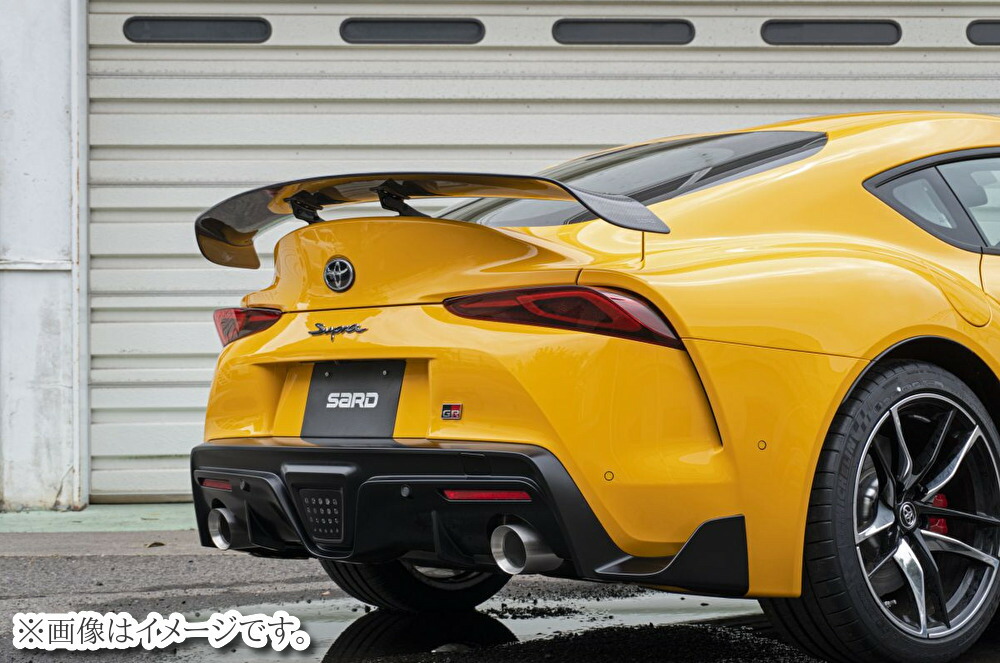 【自動車関連業者直送限定 】SARD サード ウイング LSR WING 車種専用 カーボン綾織 GRスープラ RZ SZ-R SZ ウレタンクリア塗装済 (81097)