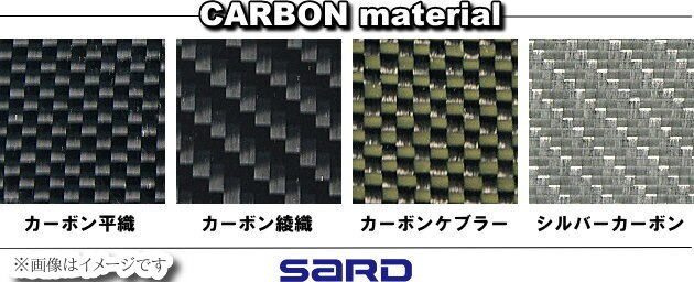 【自動車関連業者直送限定】SARD サード カーボンパネル 単板 ウエットカーボン 600mm×300mm 綾織 (67230A)
