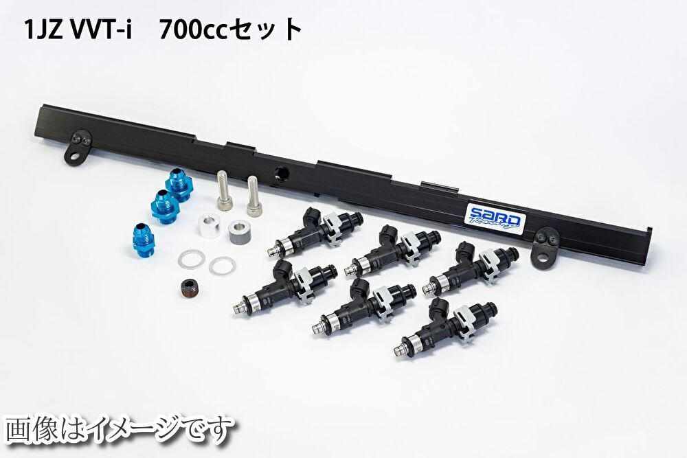 【個人宅発送可能】 SARD サード フューエルデリバリーパイプ ＆ インジェクター セット 700cc TOYOTA トヨタ ソアラ JZZ30 1JZ-GTE (VVT-i) AN#6 (63868) 69,878円