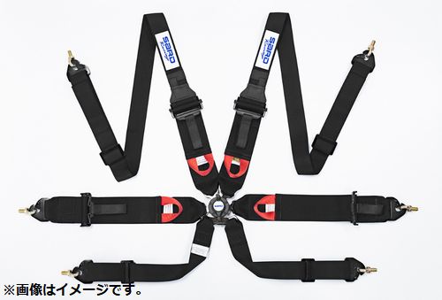 【個人宅発送可能】 SARD サード 6-Points HARNESS 6点式 ハーネス FIA公認 ブラック 黒 2&3インチ ロータリー式 汎用 競技専用品 (80224)｜ＶＥＮＵＳ