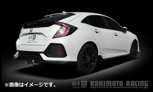 【自動車関連業者直送限定】 柿本 GT1.0Z Racing マフラー ホンダ HONDA シビック ハッチバック (ホンダセンシング含む) FK7 L15C 2WD (FF) 6MT CVT 【競技専用品】 (H113118)