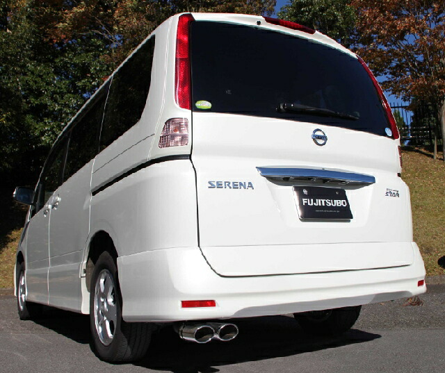 【個人宅発送可能】【受注生産品】FUJITSUBO フジツボ マフラー A-Sシリーズ NISSAN CNC25 セレナ ハイウェイスター 2.0 4WD (360-17145)