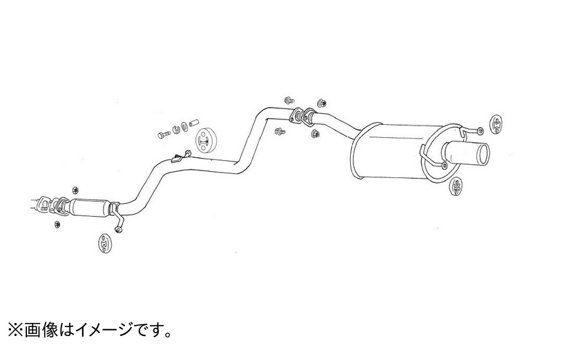 【自動車関連業者直送限定】【受注生産品】FUJITSUBO フジツボ マフラー Wagolis NISSAN ニッサン ウイングロード 1.5 2WD 02マイナー後 WFY11 QG15DE 2002.11~2005.11 (450-11528)|VENUS