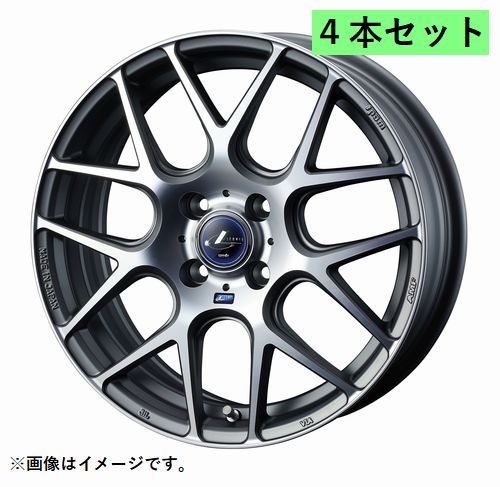 Weds ウェッズ 16&times;6.0J +45 4穴 PCD100 MGMC ホイール 4本 LEONIS NAVIA 06 レオニス・ナヴィア ゼロシックス (37604)｜ＶＥＮＵＳ