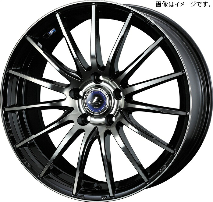 【個人宅発送可能】 Weds ウェッズ 17&times;6.5J +53 5穴 PCD114.3 BPB ホイール 1本 LEONIS NAVIA 05 レオニス・レオニス ナヴィアゼロファイブ (36265)｜ＶＥＮＵＳ