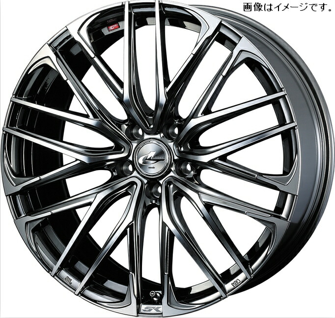 【個人宅発送可能】 Weds ウェッズ 18×7.0J +47 5穴 PCD100 BMCMC ホイール 1本 LEONIS SK レオニス エスケイ (38327)|VENUS