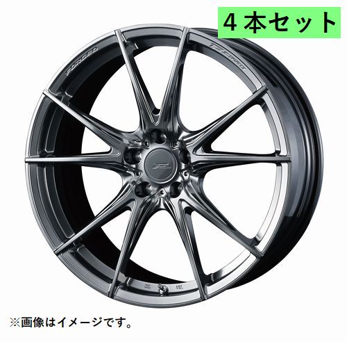 Weds ウェッズ 19&times;9.0J +48 5穴 PCD114.3 DIAMOND BLACK ホイール 4本 F-ZERO FZ-2 エフゼロ エフゼットツー (39011)｜ＶＥＮＵＳ