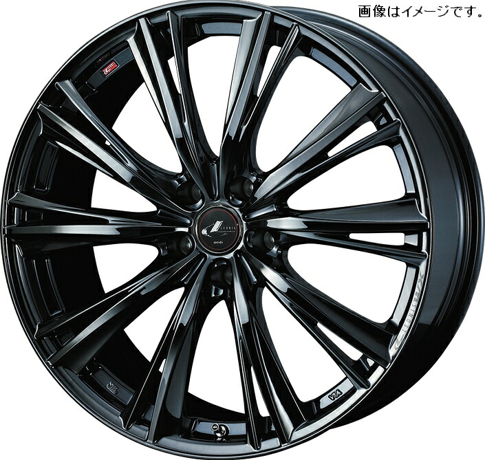 【個人宅発送可能】 Weds ウェッズ 19×8.0J +48 5穴 PCD114.3 BMC1 ホイール 1本 LEONIS WX レオニス ダブルエックス (39272)