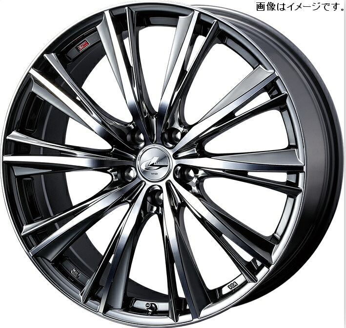 【個人宅発送可能】 Weds ウェッズ 19×8.0J +48 5穴 PCD114.3 BMCMC ホイール 1本 LEONIS WX レオニス ダブルエックス (33915)