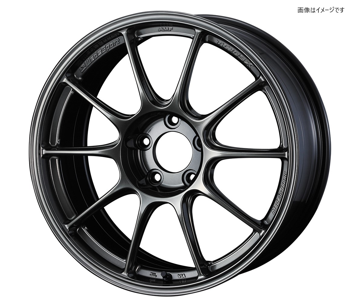 【個人宅発送可能】 Weds ウェッズ 18×9.0J +45 5穴 PCD114.3 EJ-TITAN ホイール 1本 WEDS SPORT TC-105X ウエッズスポーツ ティーシーイチゼロゴエックス (73539)